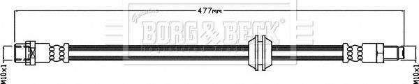 Borg & Beck BBH8490 - Тормозной шланг autosila-amz.com