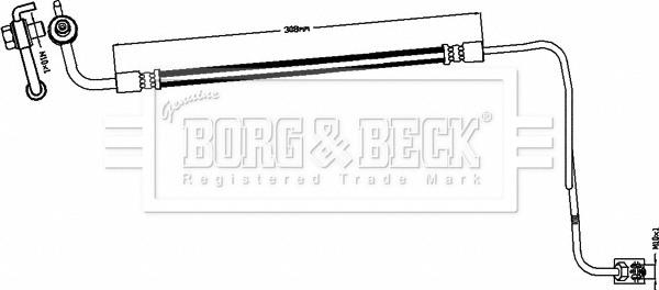 Borg & Beck BBH8497 - Тормозной шланг autosila-amz.com