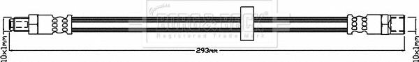 Borg & Beck BBH8410 - Тормозной шланг autosila-amz.com