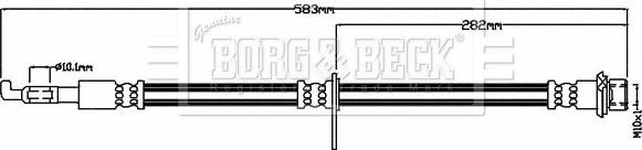 Borg & Beck BBH8484 - Тормозной шланг autosila-amz.com