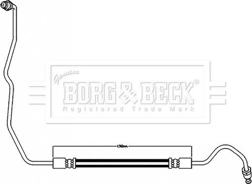 Borg & Beck BBH8596 - Тормозной шланг autosila-amz.com