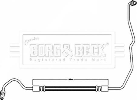 Borg & Beck BBH8597 - Тормозной шланг autosila-amz.com
