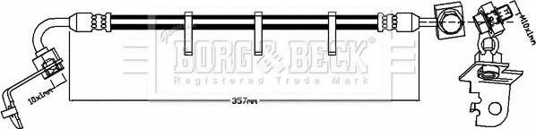 Borg & Beck BBH8564 - Тормозной шланг autosila-amz.com