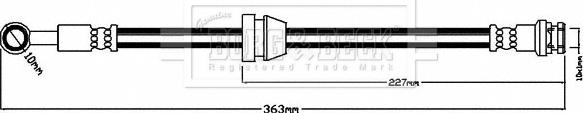 Borg & Beck BBH8560 - Тормозной шланг autosila-amz.com