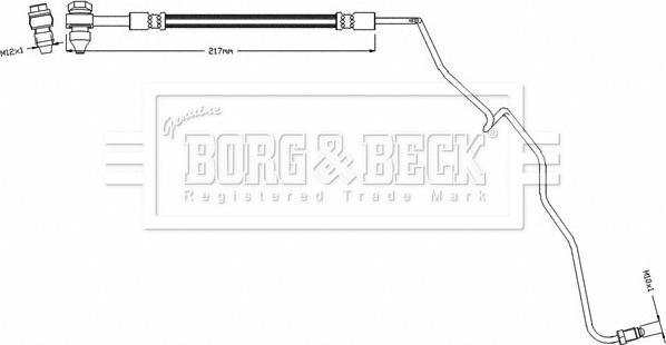 Borg & Beck BBH8503 - Тормозной шланг autosila-amz.com