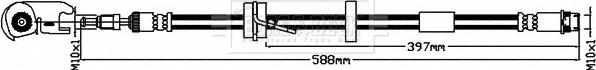 Borg & Beck BBH8507 - Тормозной шланг autosila-amz.com