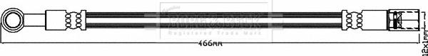 Borg & Beck BBH8588 - Тормозной шланг autosila-amz.com