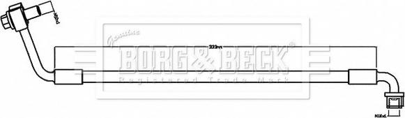 Borg & Beck BBH8693 - Тормозной шланг autosila-amz.com