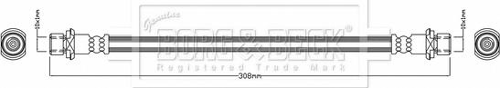 Borg & Beck BBH8148 - Тормозной шланг autosila-amz.com