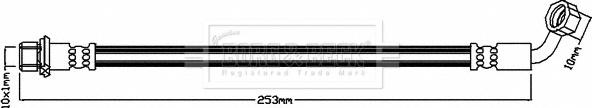 Borg & Beck BBH8159 - Тормозной шланг autosila-amz.com