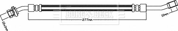 Borg & Beck BBH8172 - Тормозной шланг autosila-amz.com