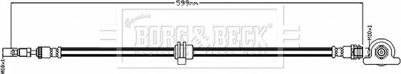 Borg & Beck BBH8891 - Тормозной шланг autosila-amz.com