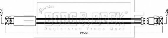 Borg & Beck BBH8841 - Тормозной шланг autosila-amz.com