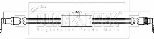 Borg & Beck BBH8851 - Тормозной шланг autosila-amz.com