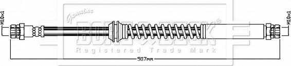 Borg & Beck BBH8858 - Тормозной шланг autosila-amz.com