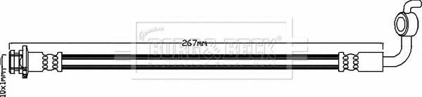 Borg & Beck BBH8348 - Тормозной шланг autosila-amz.com