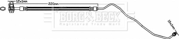 Borg & Beck BBH8350 - Тормозной шланг autosila-amz.com