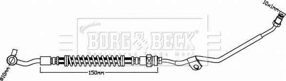 Borg & Beck BBH8291 - Тормозной шланг autosila-amz.com