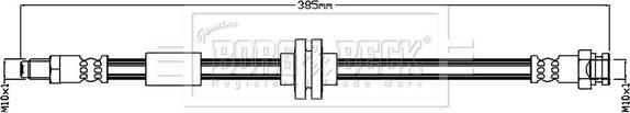 Borg & Beck BBH8745 - Тормозной шланг autosila-amz.com