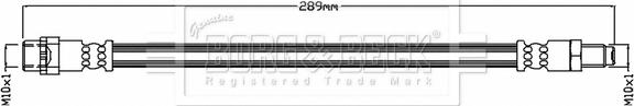 Borg & Beck BBH8748 - Тормозной шланг autosila-amz.com