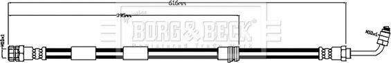 Borg & Beck BBH8771 - Тормозной шланг autosila-amz.com