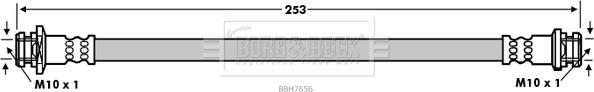 Borg & Beck BBH7656 - Тормозной шланг autosila-amz.com