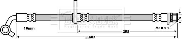 Borg & Beck BBH7681 - Тормозной шланг autosila-amz.com