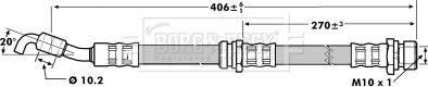 Borg & Beck BBH7067 - Тормозной шланг autosila-amz.com