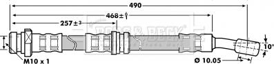 Borg & Beck BBH7007 - Тормозной шланг autosila-amz.com