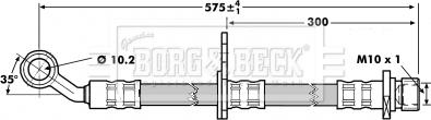 Borg & Beck BBH7016 - Тормозной шланг autosila-amz.com