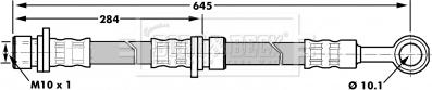 Borg & Beck BBH7180 - Тормозной шланг autosila-amz.com