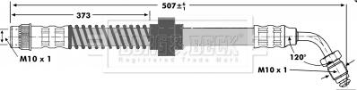 Borg & Beck BBH7132 - Тормозной шланг autosila-amz.com