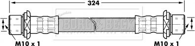 Borg & Beck BBH7243 - Тормозной шланг autosila-amz.com