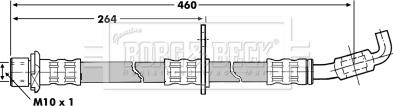 Borg & Beck BBH7264 - Тормозной шланг autosila-amz.com