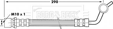 Borg & Beck BBH7286 - Тормозной шланг autosila-amz.com