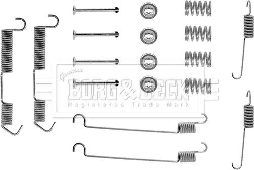 Borg & Beck BBK6003 - Комплектующие, барабанный тормозной механизм autosila-amz.com