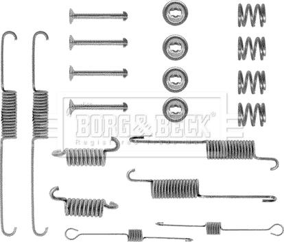 Borg & Beck BBK6024 - Комплектующие, барабанный тормозной механизм autosila-amz.com