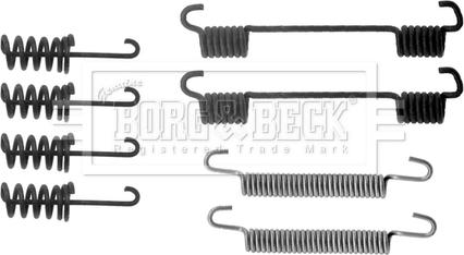 Borg & Beck BBK6190 - Комплектующие, стояночная тормозная система autosila-amz.com