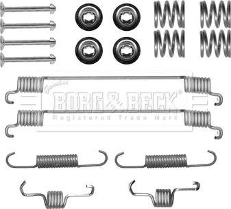 Borg & Beck BBK6163 - Комплектующие, барабанный тормозной механизм autosila-amz.com