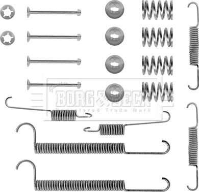 Borg & Beck BBK6113 - Комплектующие, барабанный тормозной механизм autosila-amz.com