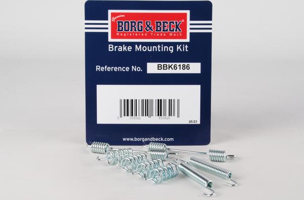 Borg & Beck BBK6186 - Комплектующие, стояночная тормозная система autosila-amz.com