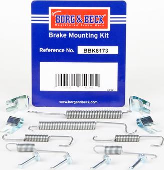 Borg & Beck BBK6173 - Комплектующие, барабанный тормозной механизм autosila-amz.com