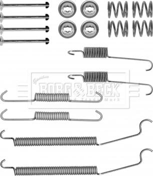 Borg & Beck BBK6341 - Комплектующие, барабанный тормозной механизм autosila-amz.com