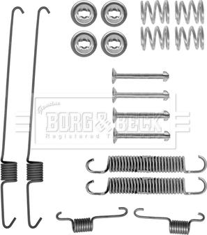 Borg & Beck BBK6300 - Комплектующие, барабанный тормозной механизм autosila-amz.com