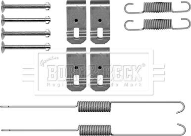 Borg & Beck BBK6319 - Комплектующие, барабанный тормозной механизм autosila-amz.com