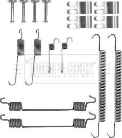 Borg & Beck BBK6330 - Комплектующие, барабанный тормозной механизм autosila-amz.com