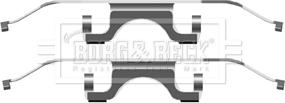 Borg & Beck BBK1492 - Комплектующие для колодок дискового тормоза autosila-amz.com