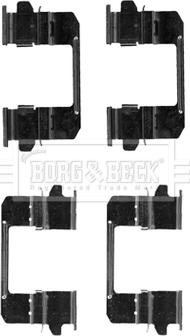 Borg & Beck BBK1514 - Комплектующие для колодок дискового тормоза autosila-amz.com