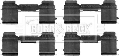 Borg & Beck BBK1303 - Комплектующие для колодок дискового тормоза autosila-amz.com