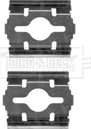 Borg & Beck BBK1215 - Комплектующие для колодок дискового тормоза autosila-amz.com